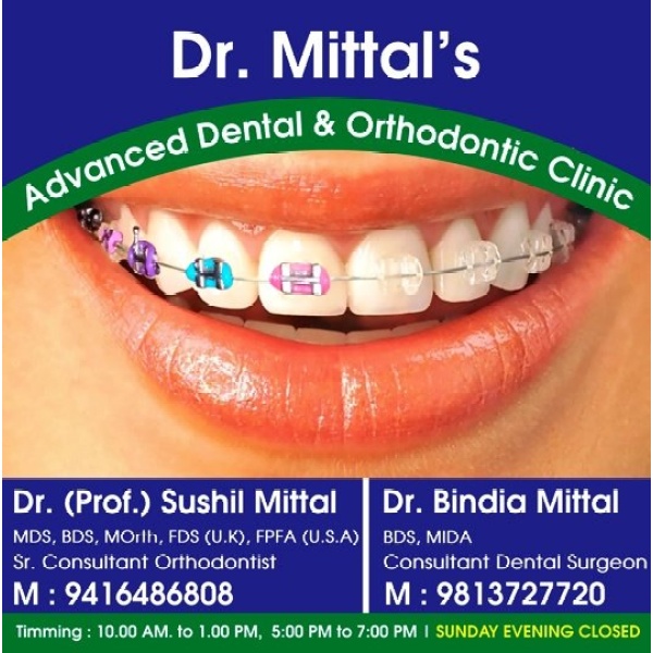 Dr. Mittal's Advanced Dental & Orthodontic Clinic - Clinictor
