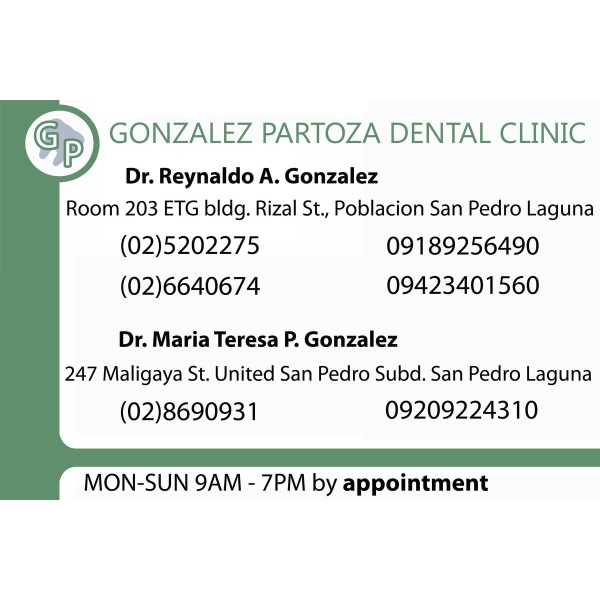 Gonzalez Partoza Dental Clinic - Clinictor