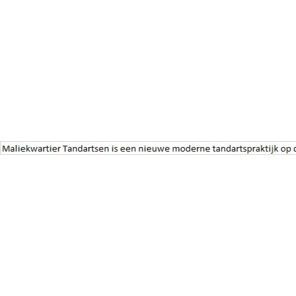 Maliekwartier Tandartsen - Clinictor