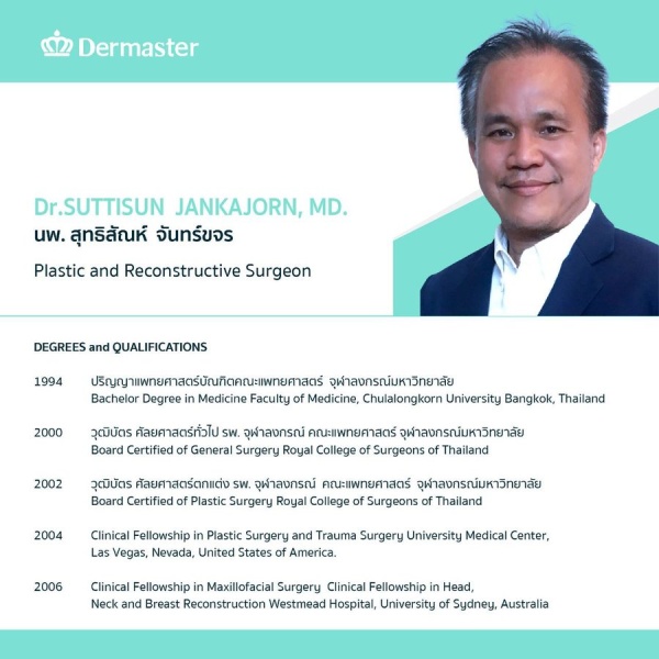 Clinictor - Dermaster Thailand - Dr Suttisun Jankajorn